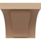 Ekena Millwork 4"W x 4"D x 4"H Wide Helena Rough Cedar Woodgrain TimberThane Corbel, Primed Tan CORUR04X04X04HELRCPR - alternate 2